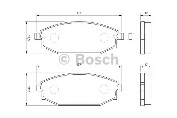 ГАЛЬМІВНІ КОЛОДКИ, ДИСКОВІ JAPANPARTS арт. 0986424727