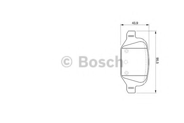 Гальмівні колодки, дискові BREMBO арт. 0986424756