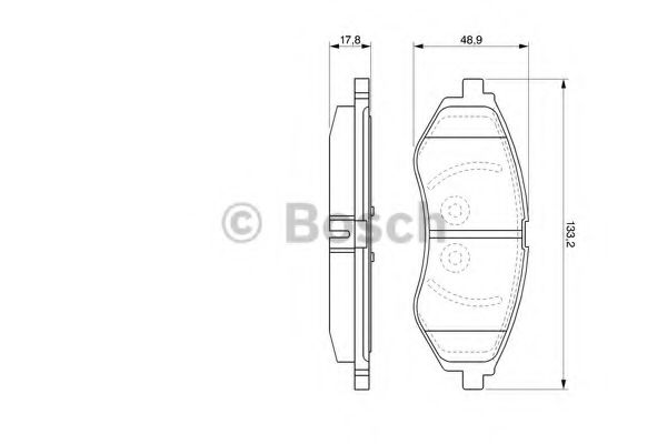 ГАЛЬМІВНІ КОЛОДКИ, ДИСКОВІ JAPANPARTS арт. 0986424818