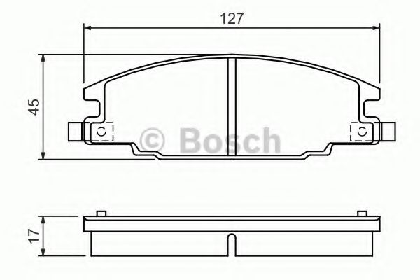 ГАЛЬМІВНІ КОЛОДКИ, ДИСКОВІ REMSA арт. 0986460960