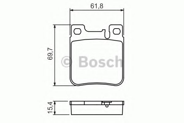 Гальмівні колодки дискові ABS арт. 0986460965