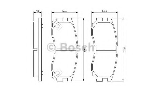 ГАЛЬМІВНІ КОЛОДКИ, ДИСКОВІ JAPANPARTS арт. 0986460979