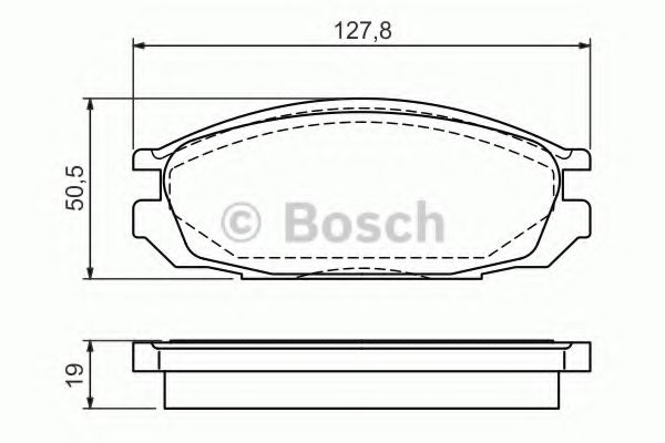 Гальмівні колодки, дискові FRICTION MASTER арт. 0986461133