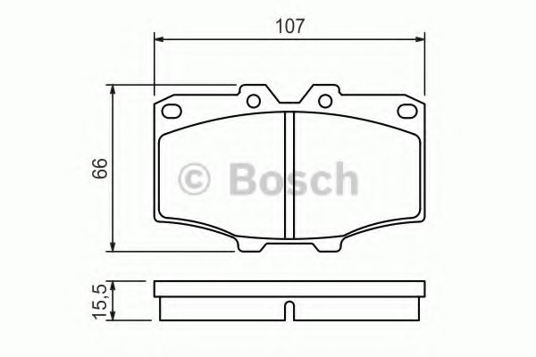 Гальмівні колодки дискові BREMBO арт. 0986468520