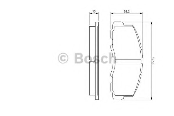 ГАЛЬМІВНІ КОЛОДКИ, ДИСКОВІ BLUEPRINT арт. 0986469550