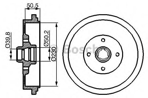 БАРАБАН ГАЛЬМIВНИЙ BREMBO арт. 0986477042