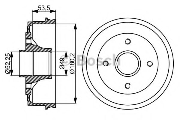 БАРАБАН ГАЛЬМIВНИЙ BREMBO арт. 0986477061