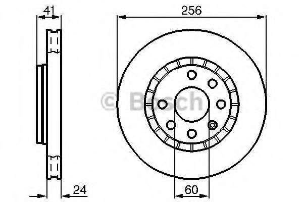 Диск гальмівний DAEWOO OPEL Espero/Lanos/Nexia/Ascona/Astra/Kadet COMLINE арт. 0986478327