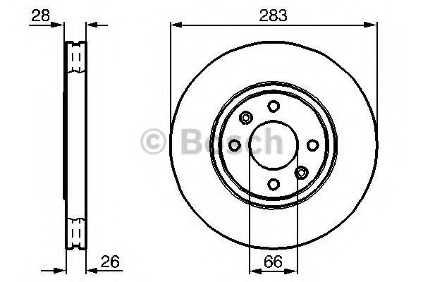 Гальмівний диск BREMBO арт. 0986478831