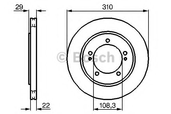 ДИСК ГАЛЬМIВНИЙ ПЕРЕДНIЙ BREMBO арт. 0986478839