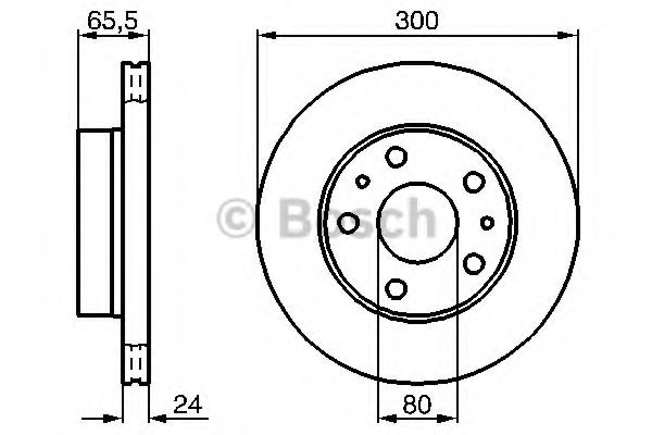 Гальмівний диск BREMBO арт. 0986478842