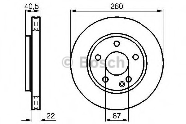 Гальмівний диск BREMBO арт. 0986478875