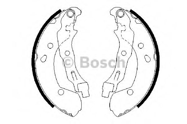 БАРАБАННI КОЛОДКИ BREMBO арт. 0986487668