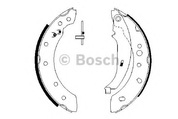 БАРАБАННI КОЛОДКИ BREMBO арт. 0986487672