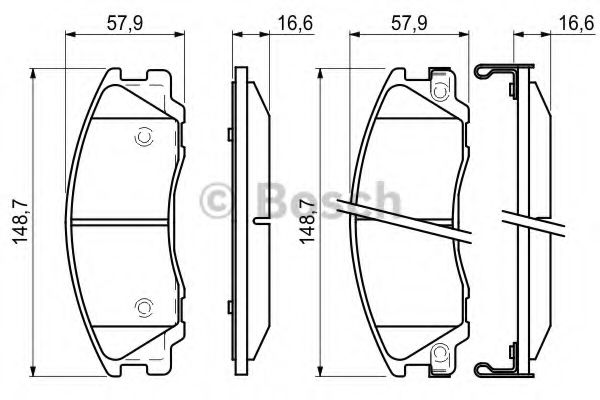 ГАЛЬМІВНІ КОЛОДКИ BLUEPRINT арт. 0986494138