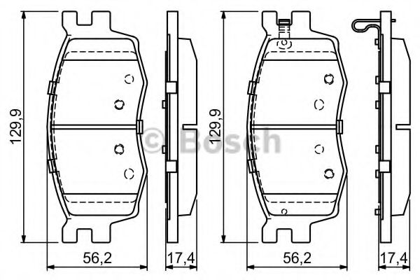 ГАЛЬМІВНІ КОЛОДКИ TOKO CARS арт. 0986494139