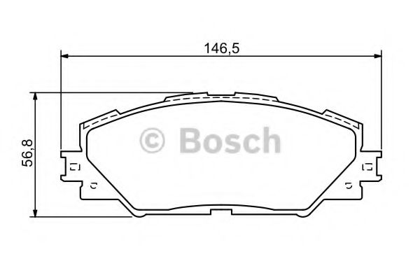 ГАЛЬМІВНІ КОЛОДКИ TOYOTA арт. 0986494174