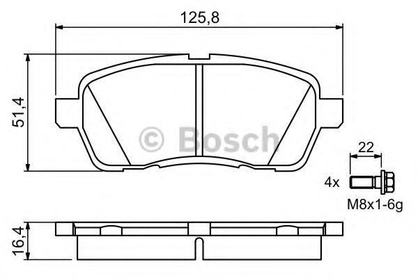 3 BOSCH арт. 0986494195