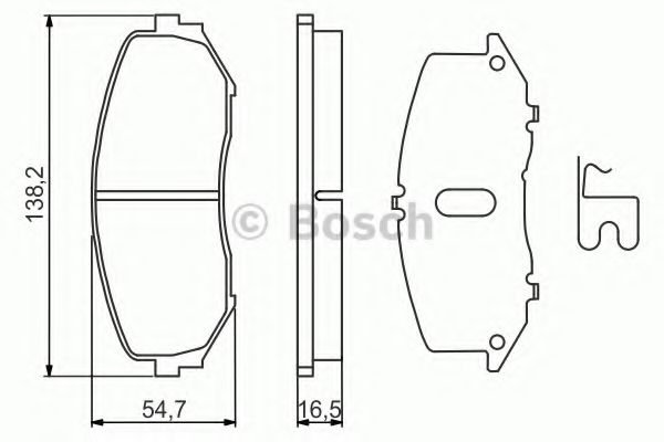 ГАЛЬМІВНІ КОЛОДКИ FERODO арт. 0986494241