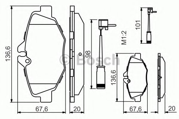 ГАЛЬМІВНІ КОЛОДКИ FRICTION MASTER арт. 0986494285