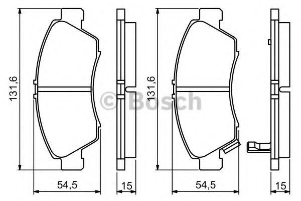 ГАЛЬМІВНІ КОЛОДКИ BLUEPRINT арт. 0986494299