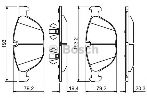 ГАЛЬМІВНІ КОЛОДКИ BLUEPRINT арт. 0986494307