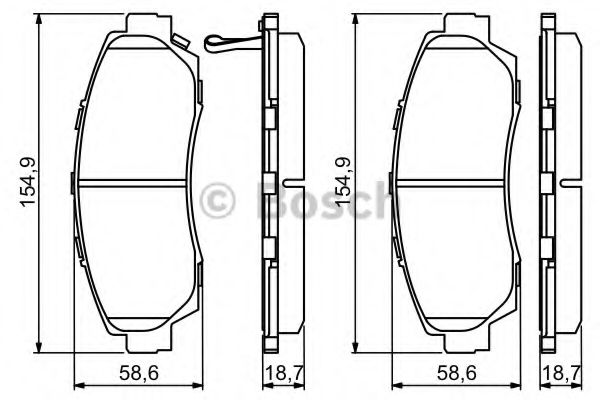 BREMSI арт. 0986494308