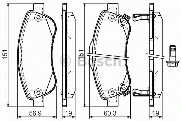 ГАЛЬМІВНІ КОЛОДКИ BLUEPRINT арт. 0986494379