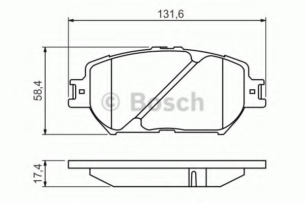 Колодки гальмівні LEXUS GS300 