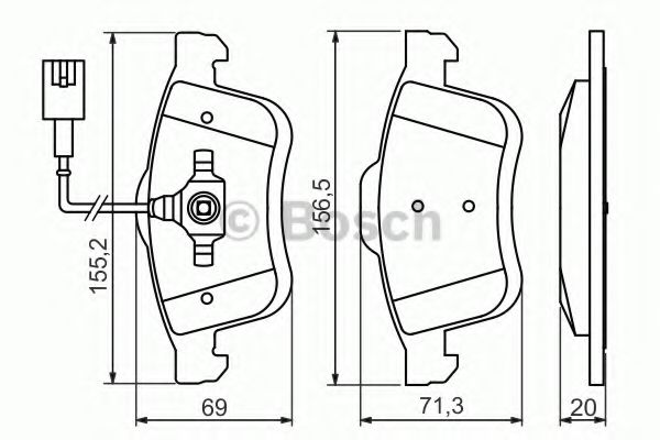 1 BREMBO арт. 0986494453