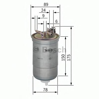 ПАЛИВНИЙ ФІЛЬТР ДИЗ KNECHT арт. 0450906267