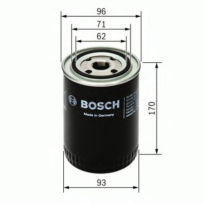 BOSCH P3010 Фільтр оливи  арт. 0451203010