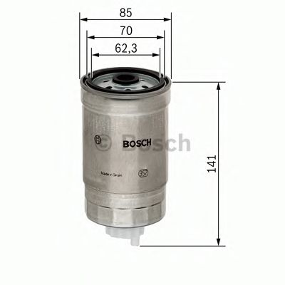 BOSCH N2043 SAAB Фільтр паливний 9-3 04- UFI арт. F026402043