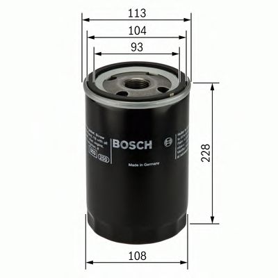 BOSCH фільтр мастила IVECO EUROSTAR 99- WIXFILTERS арт. F026407048