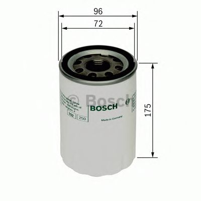 BOSCH P7081 IVECO фільтр мастила Daily IV 35-14 CLEANFILTERS арт. F026407081