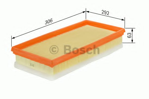 1457433156 BOSCH Фільтр повітря S3156 WIXFILTERS арт. 1457433156