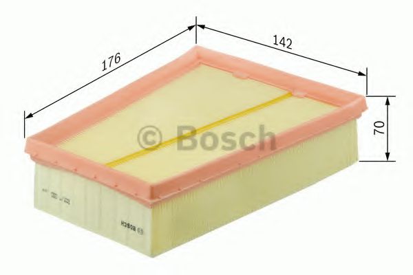 1457433529 BOSCH Фільтр повітря S3529 MFILTER арт. 1457433529