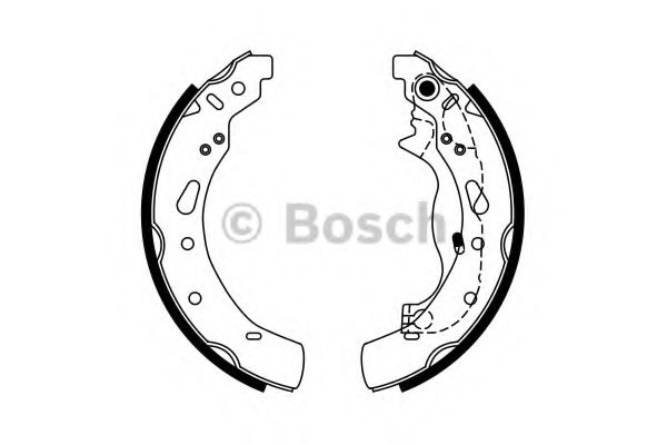 БАРАБАННI КОЛОДКИ BREMBO арт. 0986487767