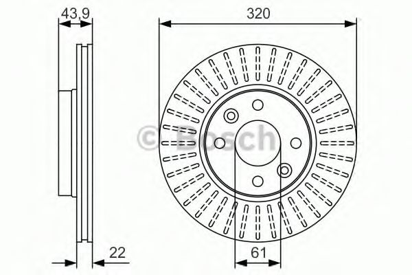 Диск гальмівний MB/DACIA/RENAULT Citan/Dokker/Clio/Kangoo ''F PR2 TRW арт. 0986479S90