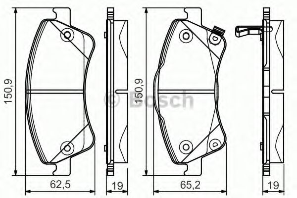 Колодки гальмівні дискові TOYOTA Auris/Avensis 