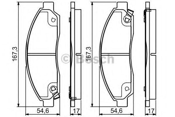 ГАЛЬМІВНІ КОЛОДКИ, ДИСКОВІ BREMBO арт. 0986495159