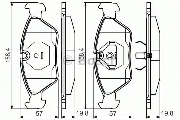 Колодки гальмівні дискові BREMBO арт. 0986495162