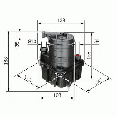 Фільтр паливний WIXFILTERS арт. 0450907015