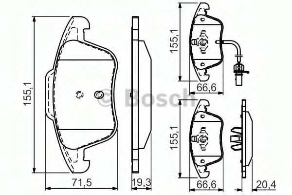 Колодки гальмівні AUDI A4/A5 