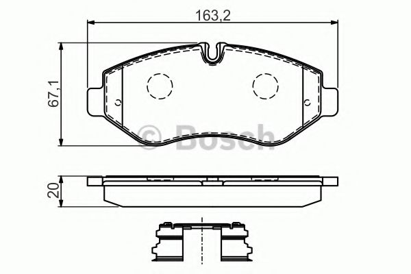 ДИСКОВІ КОЛОДКИ BREMBO арт. 0986494582