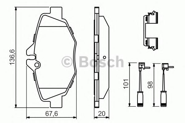 1 BOSCH арт. 0986494647