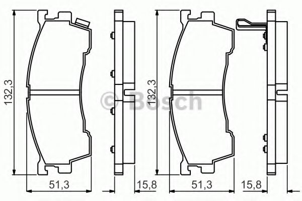 ДИСКОВI КОЛОДКИ ПЕРЕДНI PREMIUM2 TRW арт. 0986495265