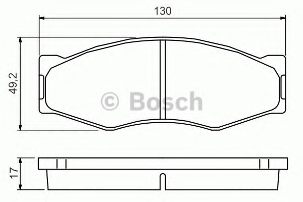 Гальмівні колодки дискові BLUEPRINT арт. 0986494565