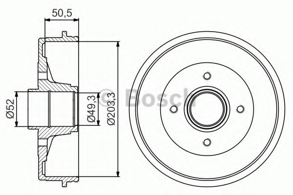 БАРАБАН ГАЛЬМIВНИЙ BLUEPRINT арт. 0986477196