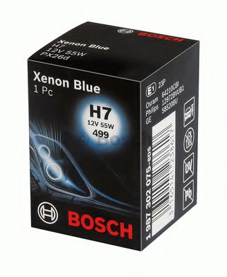 Лампа галогенная H7 12V 55W Xenon Blue